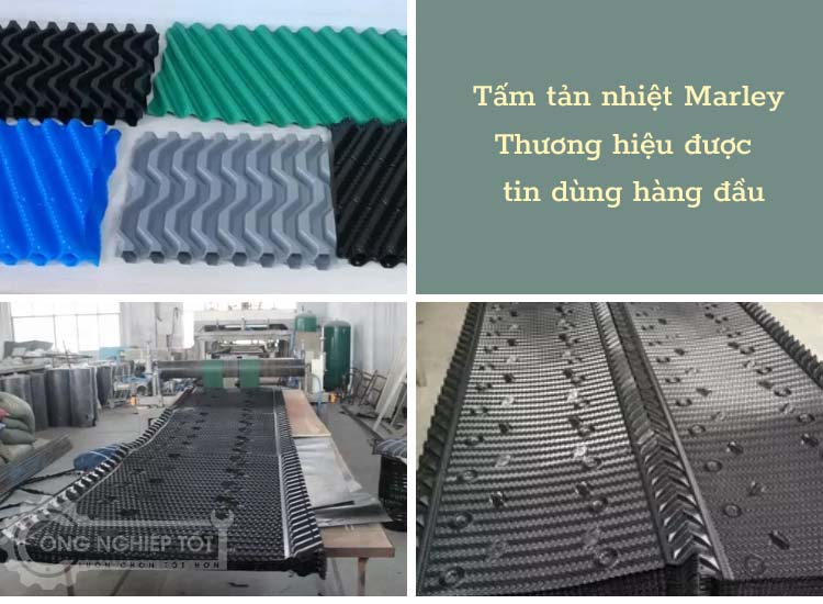 Tấm tản nhiệt tháp giải nhiệt Marley có nhiều mẫu mã